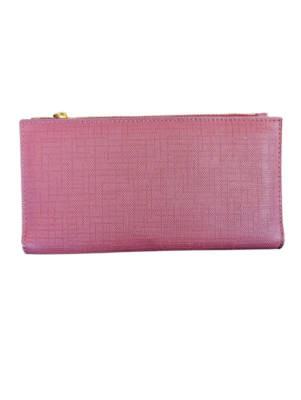 Dagne Dover Slim Wallet Bifold Coated Canvas Snap-Close